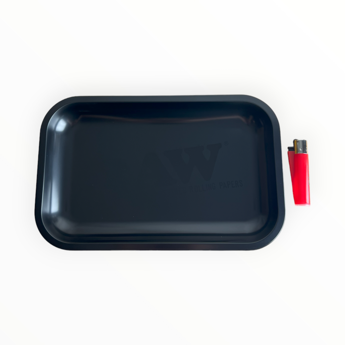Rolling Tray aus Metall | "Black" | M | RAW