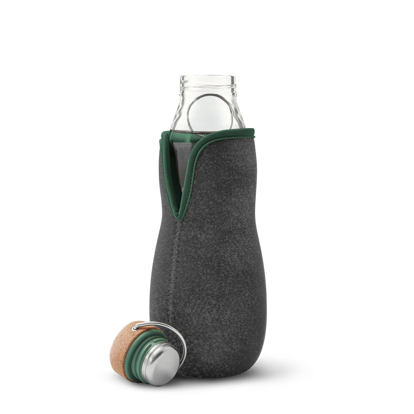 Trinkflasche aus Glas mit Aktivkohlefilter | 650 ml "Eau Good"
