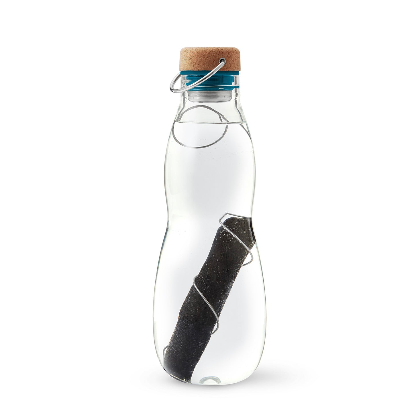 Trinkflasche aus Glas mit Aktivkohlefilter | 650 ml "Eau Good"