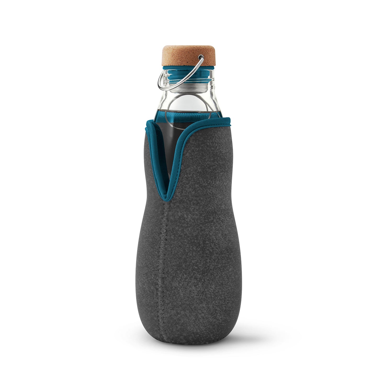 Trinkflasche aus Glas mit Aktivkohlefilter | 650 ml "Eau Good"