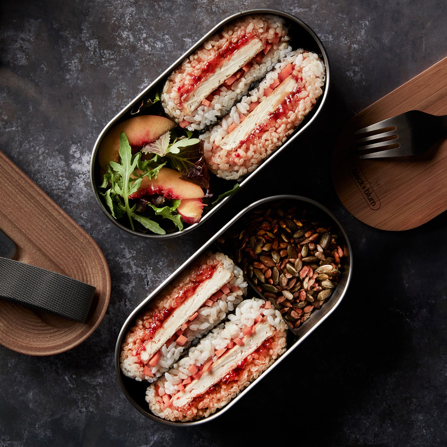 Bentobox Edelstahl | 2 x 500 ml