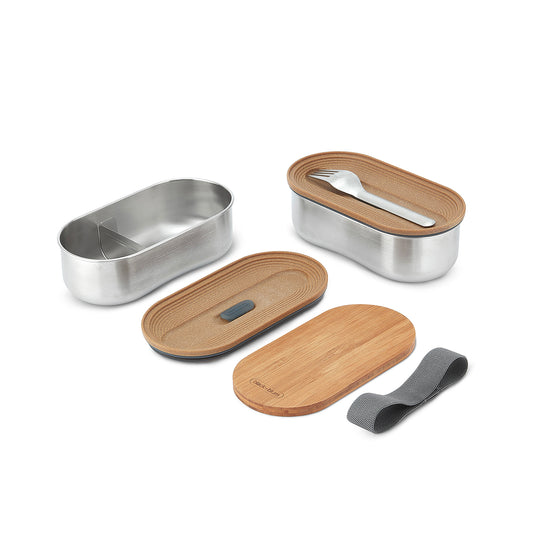 Bentobox Edelstahl | 2 x 500 ml
