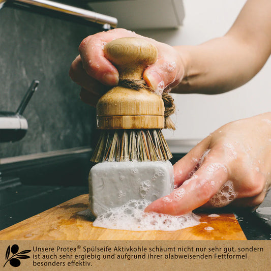 feste Spülseife | Aktivkohle (PROTEA)