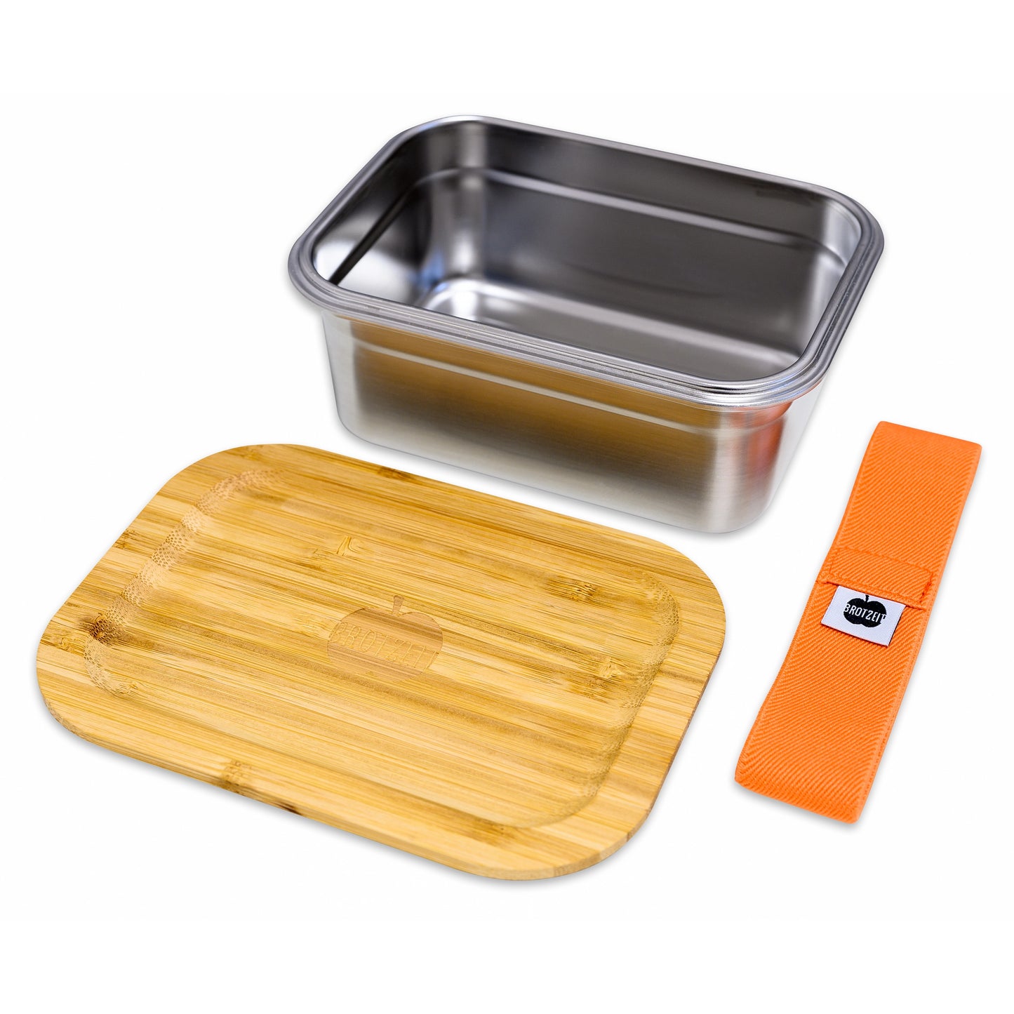 WOODY | Lunchbox aus Edelstahl + Gratis Spork
