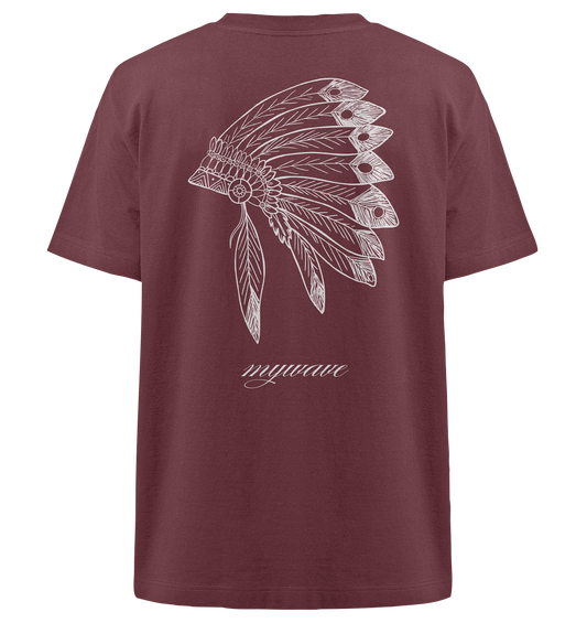 Spirit Feather | Heavy Oversized Organic Shirt