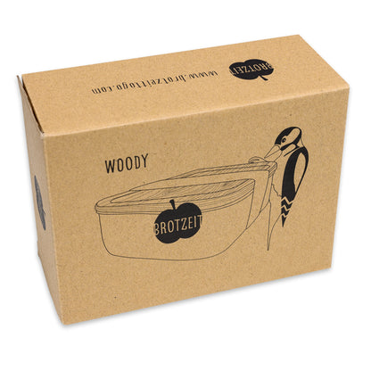 WOODY | Lunchbox aus Edelstahl + Gratis Spork