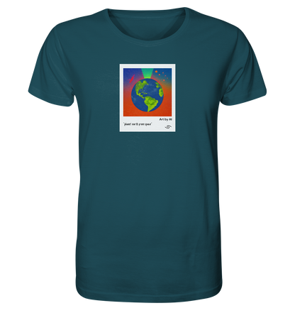Art by AI | Planet from Space | Shirt | Print: front (Organic)